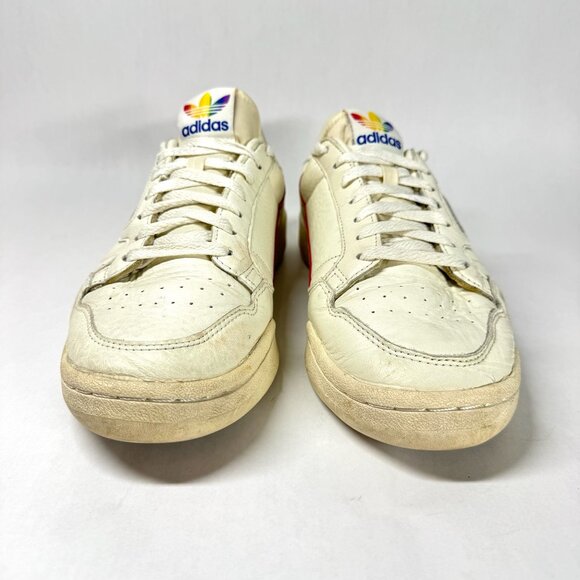 Adidas Continental 80 Rainbow Pride Low Top Sneakers Size 10 Men - Picture 5 of 12